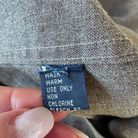 Vintage Polo Ralph Lauren Brown Oxford Shirt - Size Medium - 100% Cotton - Picture 10 of 11